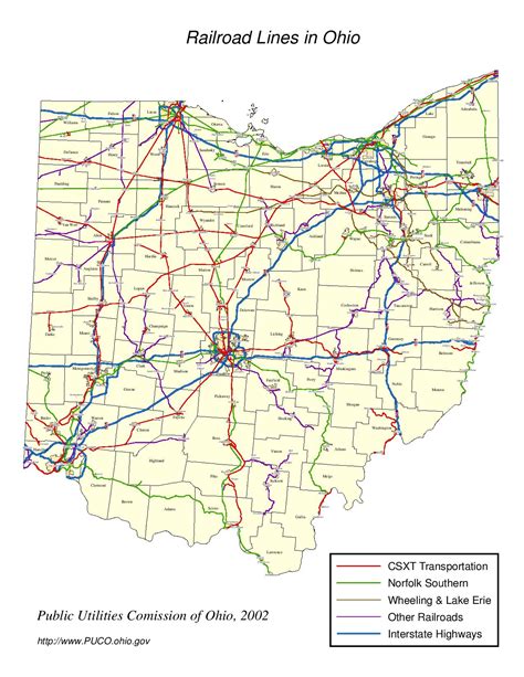 ohio railroad track maps